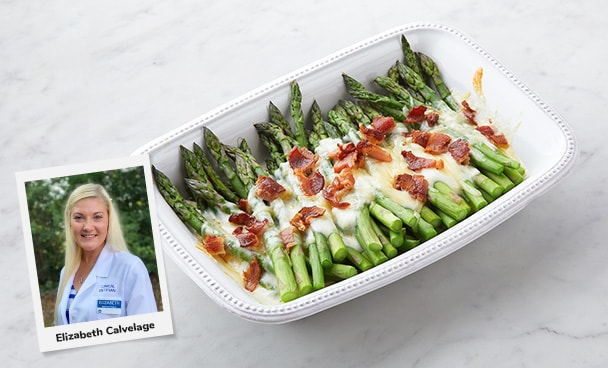 Cheesy Asparagus Casserole Recipe Image