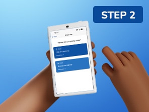 A phone showing ways to use Kroger Pay