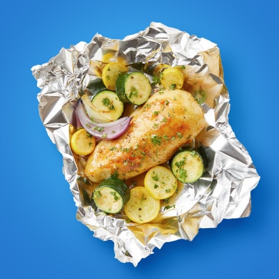 Chicken & Summer Squash Packets