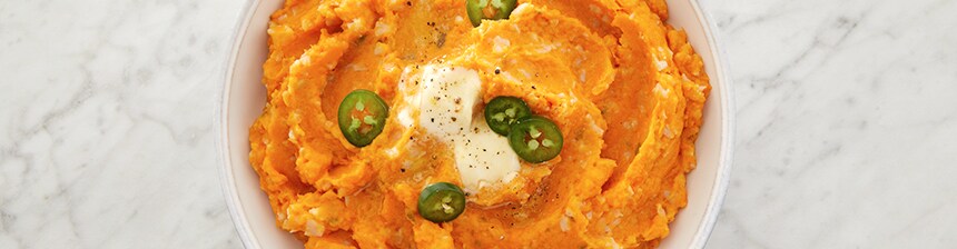 Low-carb Jalapeno Sweet Potato Mash Recipe