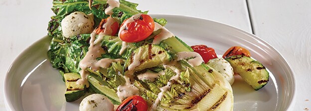 grilled romaine salad