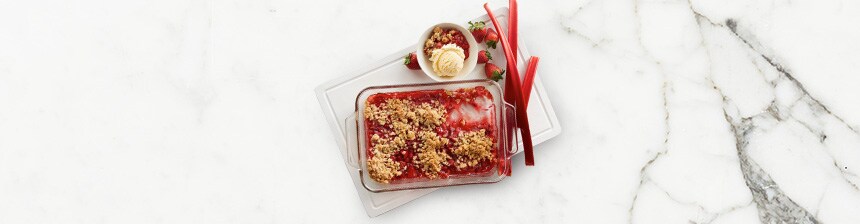 Strawberry-Rhubarb Crumble Recipe