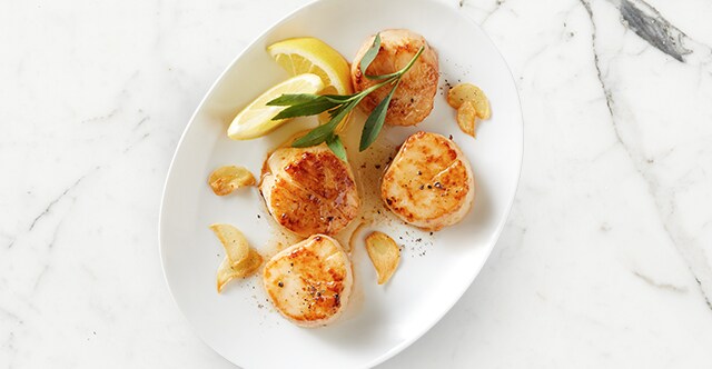 Garlic Miso Scallops