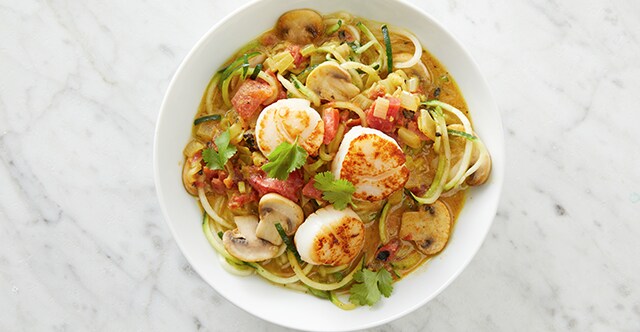 Keto-Friendly Thai Scallop Curry