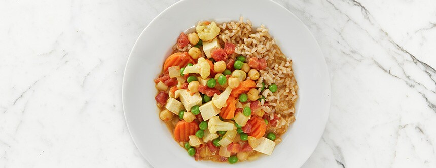 Thai Cauliflower and Tofu Curry
