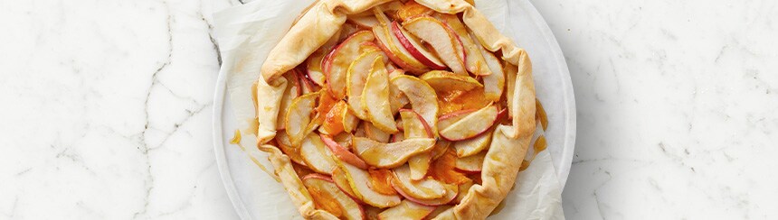 Pear, Apple and Cheese Galette Recipe