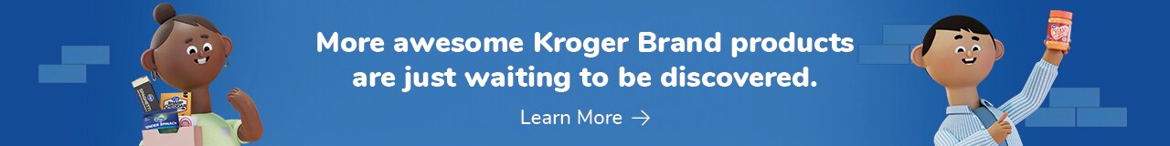 Kroger Brand is available exclusively at The Kroger Co. Family of Stores.