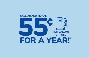 Additional 55¢ per Gallon