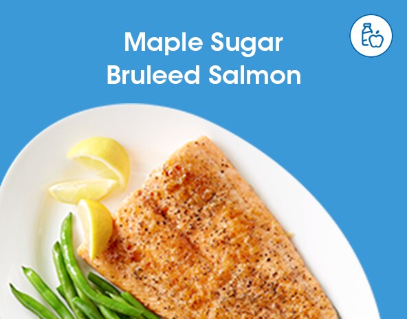 Maple Sugar Bruleed Salmon Recipe