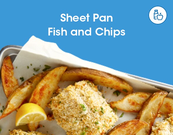 Sheet Pan Fish and Chips
