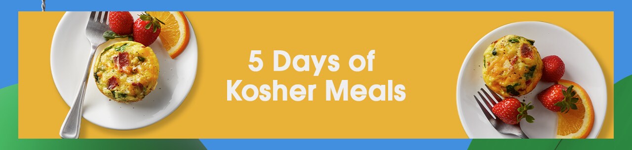 5 days of meal plans for your kosher diet