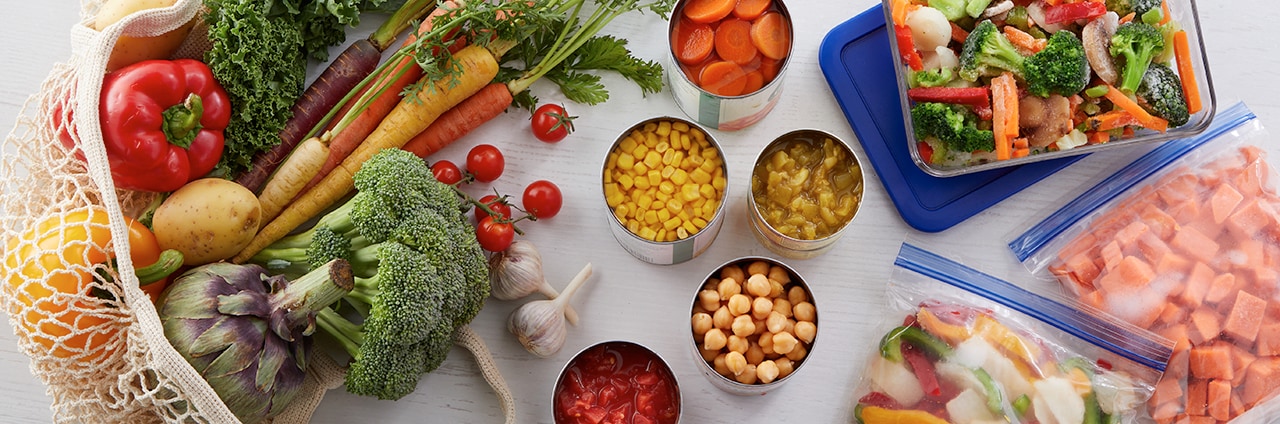 Fresh, Frozen or Canned: Your Guide to Choosing the Right Veggies