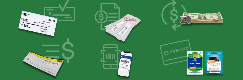Cash checks, send money, pay bills, and more with Money Services.