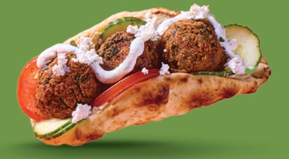 Falafel wraps