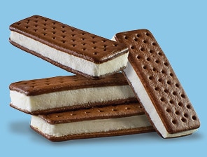Frozen ice cream bars