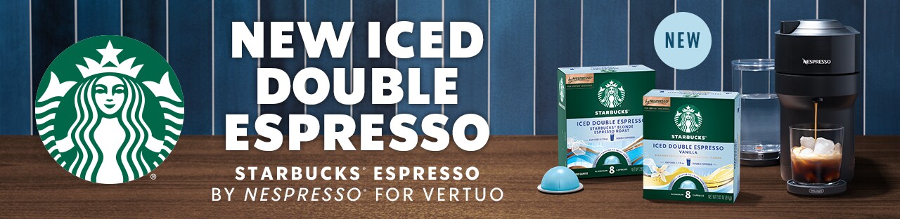 Starbucks Iced Double Espresso by Nespresso for Vertuo