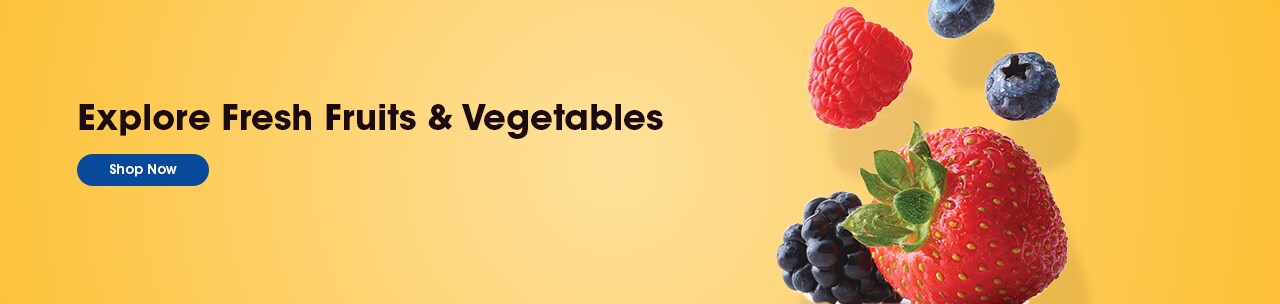 Shop fresh fruits & vegetables